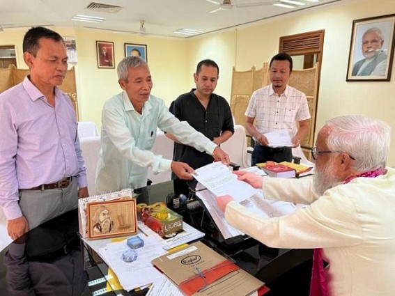 Landslide in BJP’s house: BJP MLA Burba Mohan Tripura resigned from the BJP party ahead of 2023 Assembly Poll and VC Poll Landslide in BJP’s house: BJP MLA Burba Mohan Tripura resigned from the BJP party ahead of 2023 Assembly Poll and VC Poll